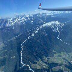 Flugwegposition um 13:38:52: Aufgenommen in der Nähe von Bruneck, Autonome Provinz Bozen - Südtirol, Italien in 3271 Meter